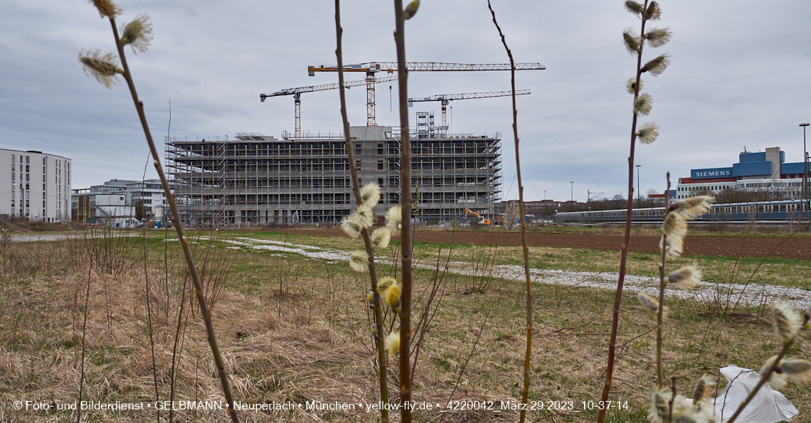 29.03.2023 - Baustelle REVO und Umgebung in Neuperlach